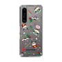 スリムプロテクションケース［ ポムポムプリン＆シナモン＆ポチャッコ - Xmas - パターン ］