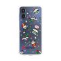 スリムプロテクションケース［ ポムポムプリン＆シナモン＆ポチャッコ - Xmas - パターン ］