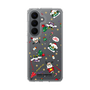 スリムプロテクションケース［ ポムポムプリン＆シナモン＆ポチャッコ - Xmas - パターン ］