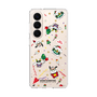 スリムプロテクションケース［ ポムポムプリン＆シナモン＆ポチャッコ - Xmas - パターン ］