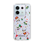 スリムプロテクションケース［ ポムポムプリン＆シナモン＆ポチャッコ - Xmas - パターン ］
