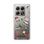 スリムプロテクションケース［ ポムポムプリン＆シナモン＆ポチャッコ - Xmas - パターン ］