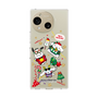 スリムプロテクションケース［ ポムポムプリン＆シナモン＆ポチャッコ - Xmas - ソロ ］
