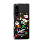 スリムプロテクションケース［ ポムポムプリン＆シナモン＆ポチャッコ - Xmas - ソロ ］