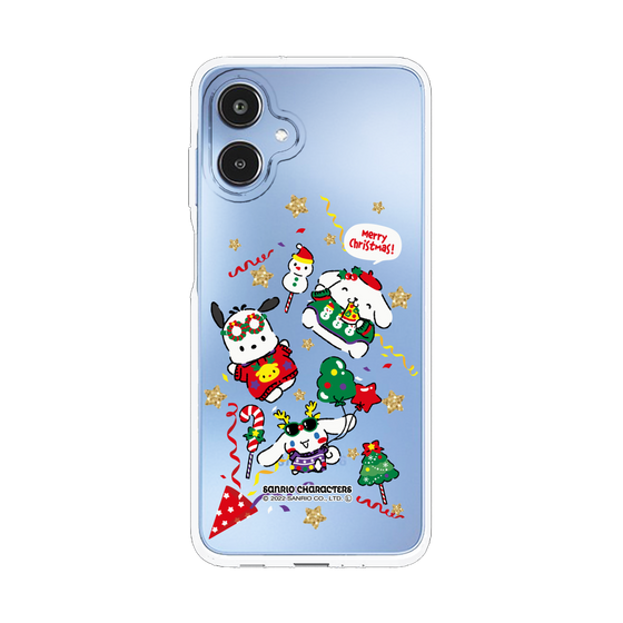 スリムプロテクションケース［ ポムポムプリン＆シナモン＆ポチャッコ - Xmas - ソロ ］