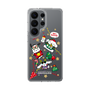 スリムプロテクションケース［ ポムポムプリン＆シナモン＆ポチャッコ - Xmas - ソロ ］