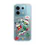 スリムプロテクションケース［ ポムポムプリン＆シナモン＆ポチャッコ - Xmas - ソロ ］