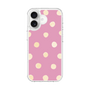 スリムプロテクションケース［ 水彩ドット・レトロカラー - Pink ］