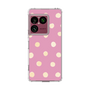 スリムプロテクションケース［ 水彩ドット・レトロカラー - Pink ］
