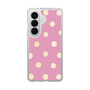 スリムプロテクションケース［ 水彩ドット・レトロカラー - Pink ］