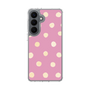 スリムプロテクションケース［ 水彩ドット・レトロカラー - Pink ］