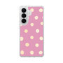 スリムプロテクションケース［ 水彩ドット・レトロカラー - Pink ］