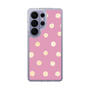 スリムプロテクションケース［ 水彩ドット・レトロカラー - Pink ］