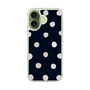 スリムプロテクションケース［ 水彩ドット・レトロカラー - Navy ］