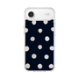 スリムプロテクションケース［ 水彩ドット・レトロカラー - Navy ］