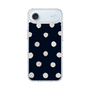 スリムプロテクションケース［ 水彩ドット・レトロカラー - Navy ］