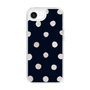 スリムプロテクションケース［ 水彩ドット・レトロカラー - Navy ］