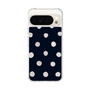 スリムプロテクションケース［ 水彩ドット・レトロカラー - Navy ］