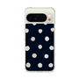 スリムプロテクションケース［ 水彩ドット・レトロカラー - Navy ］
