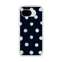 スリムプロテクションケース［ 水彩ドット・レトロカラー - Navy ］