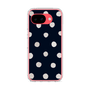 スリムプロテクションケース［ 水彩ドット・レトロカラー - Navy ］