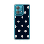 スリムプロテクションケース［ 水彩ドット・レトロカラー - Navy ］