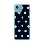 スリムプロテクションケース［ 水彩ドット・レトロカラー - Navy ］