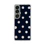 スリムプロテクションケース［ 水彩ドット・レトロカラー - Navy ］