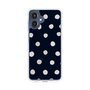 スリムプロテクションケース［ 水彩ドット・レトロカラー - Navy ］