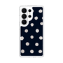 スリムプロテクションケース［ 水彩ドット・レトロカラー - Navy ］