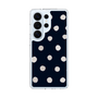 スリムプロテクションケース［ 水彩ドット・レトロカラー - Navy ］