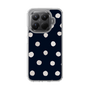 スリムプロテクションケース［ 水彩ドット・レトロカラー - Navy ］