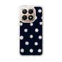 スリムプロテクションケース［ 水彩ドット・レトロカラー - Navy ］