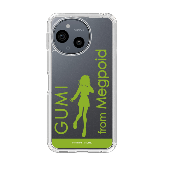 スリムプロテクションケース［ GUMI - シルエット グリーン ］