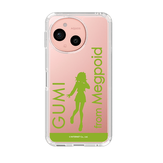 スリムプロテクションケース［ GUMI - シルエット グリーン ］