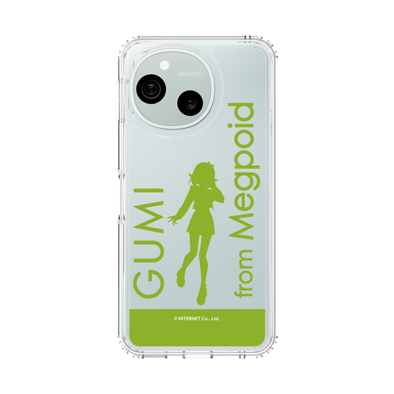 スリムプロテクションケース［ GUMI - シルエット グリーン ］