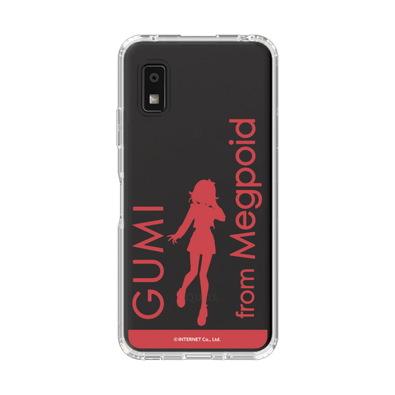 スリムプロテクションケース［ GUMI - シルエット レッド ］
