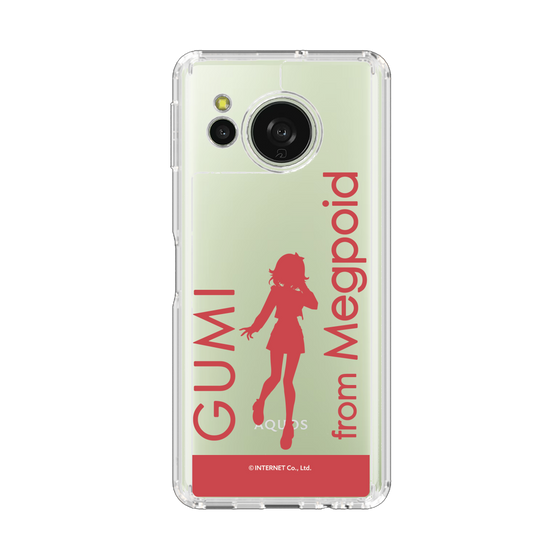 スリムプロテクションケース［ GUMI - シルエット レッド ］