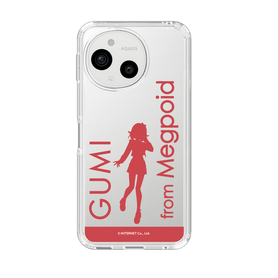 スリムプロテクションケース［ GUMI - シルエット レッド ］