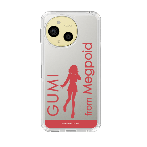 スリムプロテクションケース［ GUMI - シルエット レッド ］