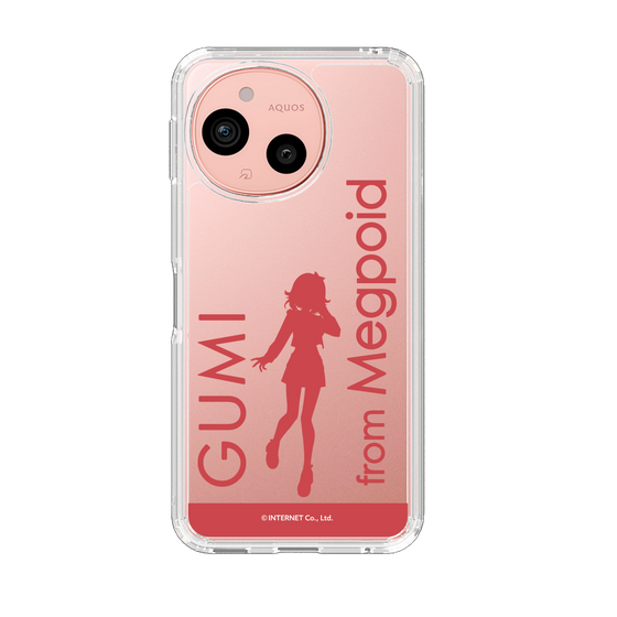 スリムプロテクションケース［ GUMI - シルエット レッド ］