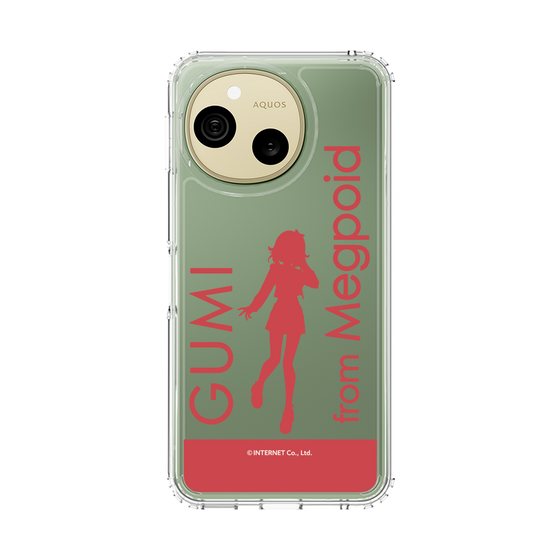 スリムプロテクションケース［ GUMI - シルエット レッド ］