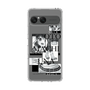 スリムプロテクションケース［ 音街ウナ - コラージュ - モノクロ ］