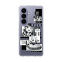 スリムプロテクションケース［ 音街ウナ - コラージュ - モノクロ ］