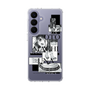 スリムプロテクションケース［ 音街ウナ - コラージュ - モノクロ ］