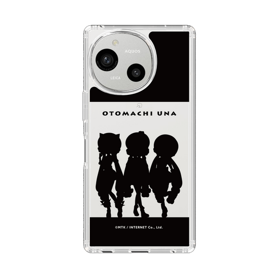 スリムプロテクションケース［ 音街ウナ - シルエット - トリプル ］