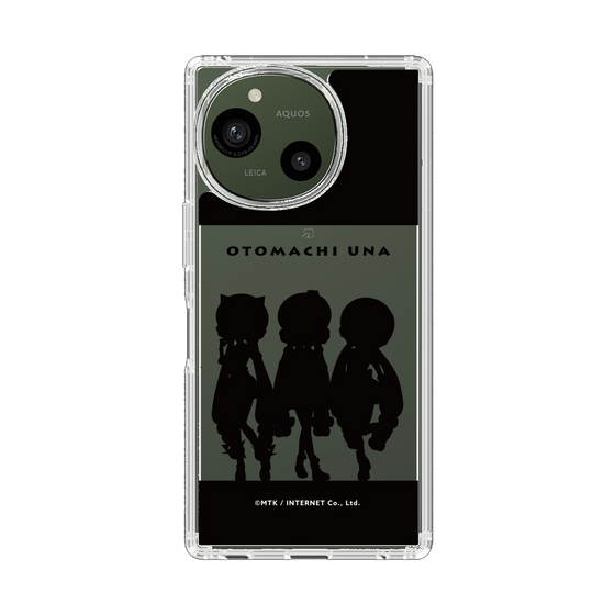 スリムプロテクションケース［ 音街ウナ - シルエット - トリプル ］