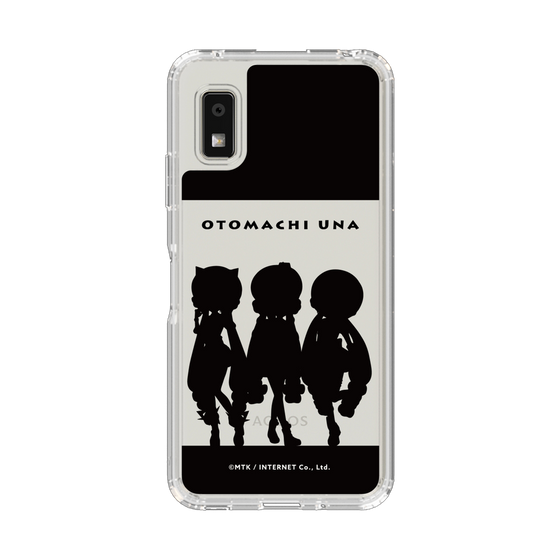 スリムプロテクションケース［ 音街ウナ - シルエット - トリプル ］