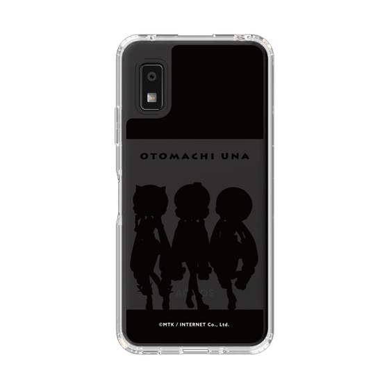 スリムプロテクションケース［ 音街ウナ - シルエット - トリプル ］