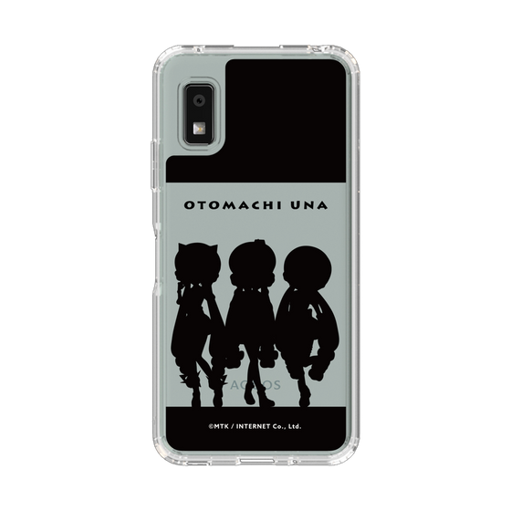 スリムプロテクションケース［ 音街ウナ - シルエット - トリプル ］